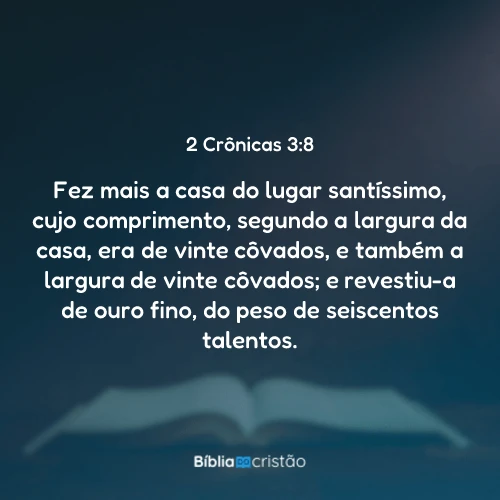 2 Crônicas 3:8