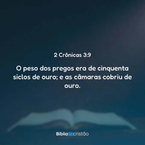2 Crônicas 3:9