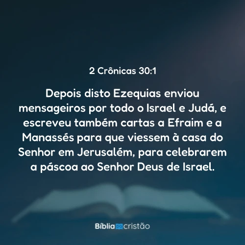 2 Crônicas 30:1