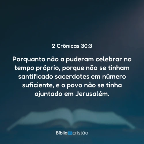 2 Crônicas 30:3