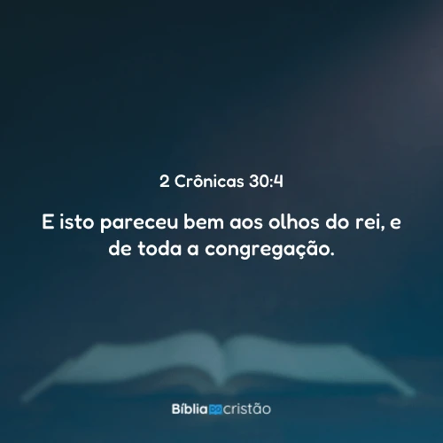 2 Crônicas 30:4