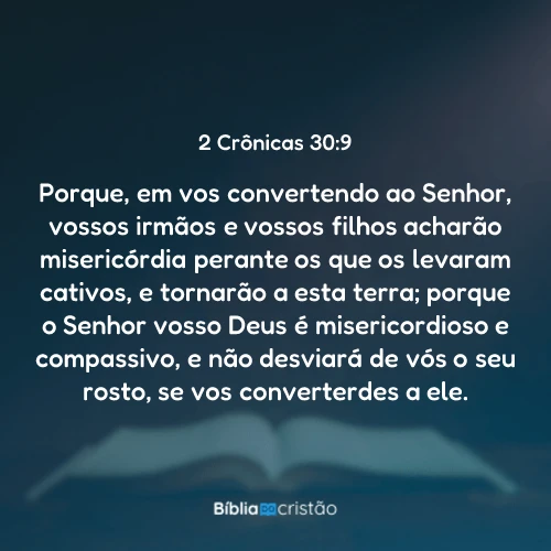 2 Crônicas 30:9