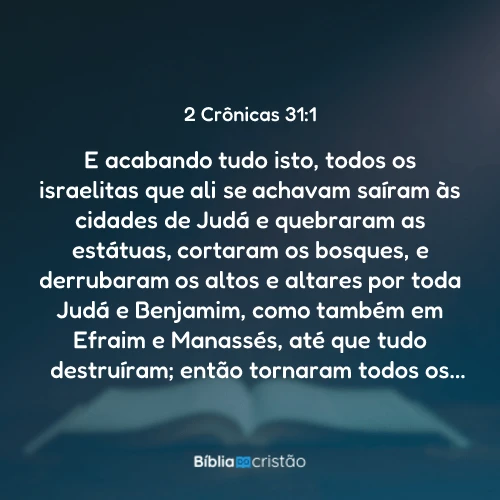 2 Crônicas 31:1