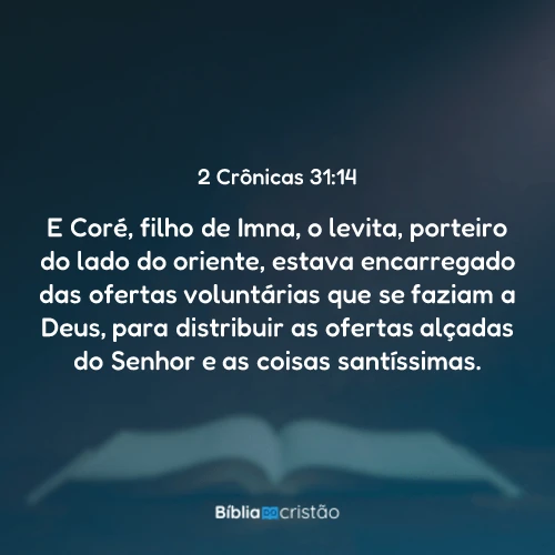 2 Crônicas 31:14