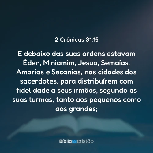 2 Crônicas 31:15