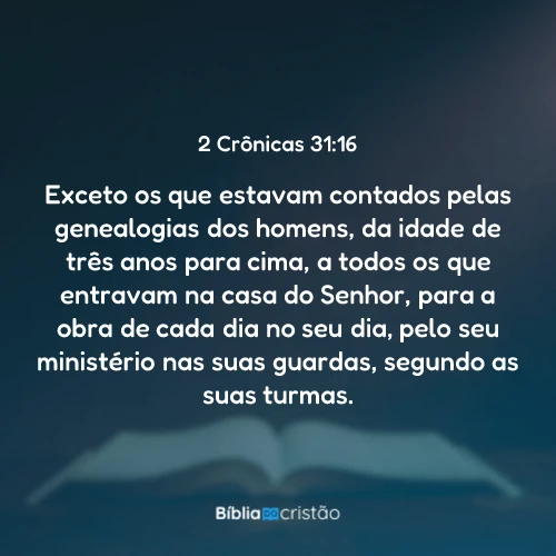 2 Crônicas 31:16