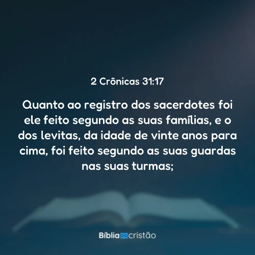 2 Crônicas 31:17