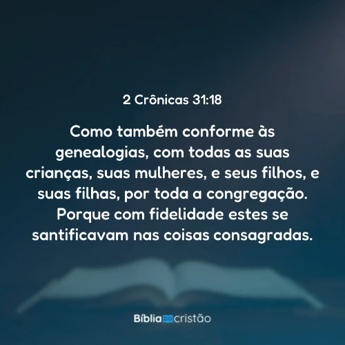 2 Crônicas 31:18