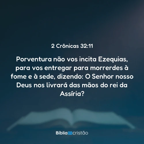 2 Crônicas 32:11