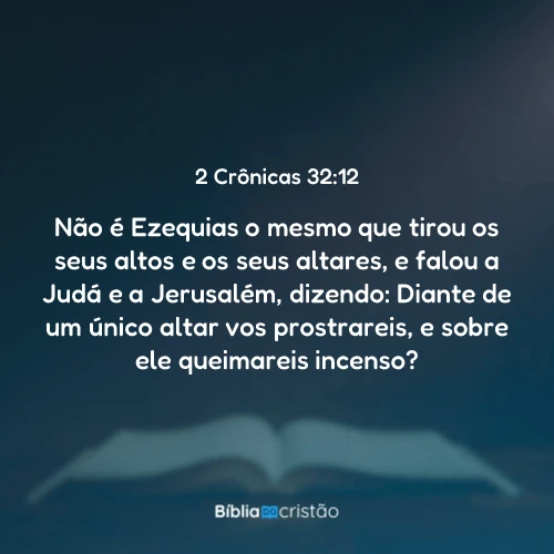 2 Crônicas 32:12