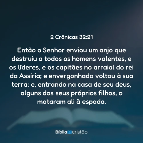 2 Crônicas 32:21