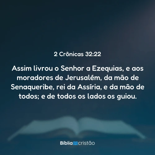 2 Crônicas 32:22