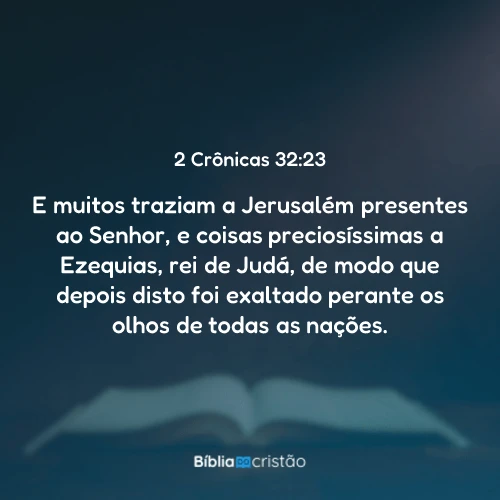 2 Crônicas 32:23
