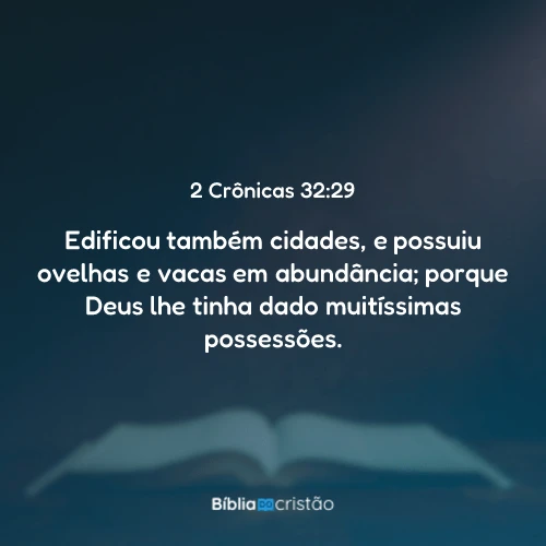 2 Crônicas 32:29