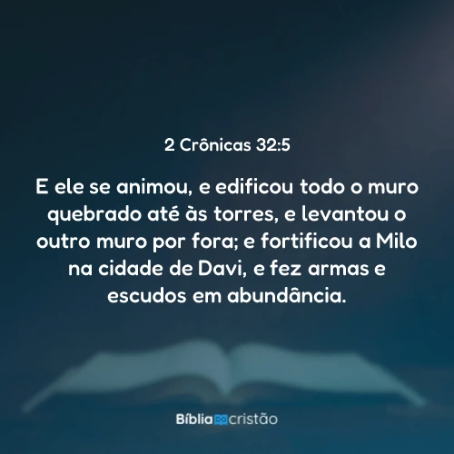 2 Crônicas 32:5