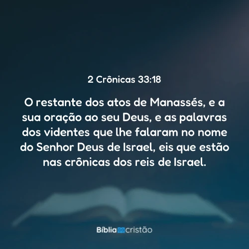 2 Crônicas 33:18