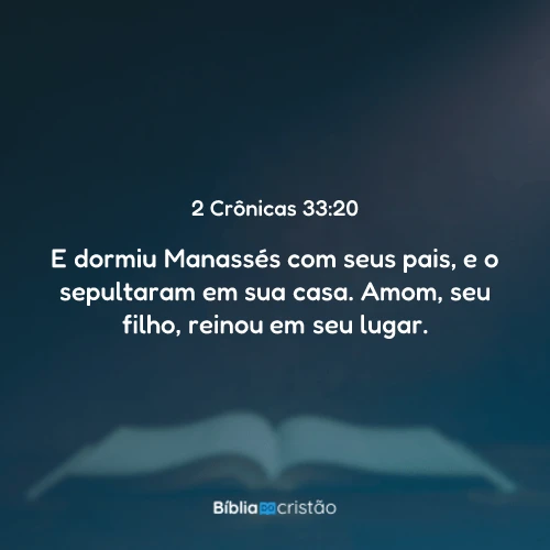 2 Crônicas 33:20