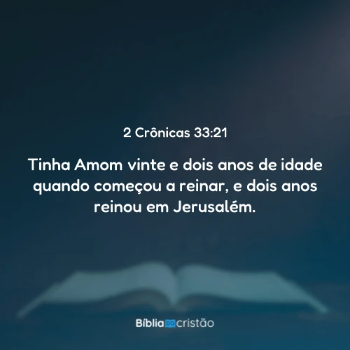 2 Crônicas 33:21