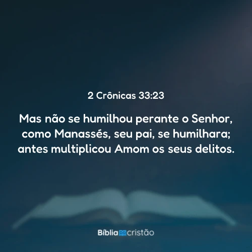 2 Crônicas 33:23