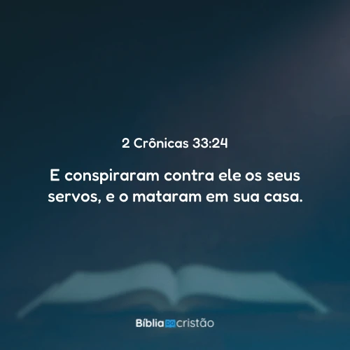 2 Crônicas 33:24