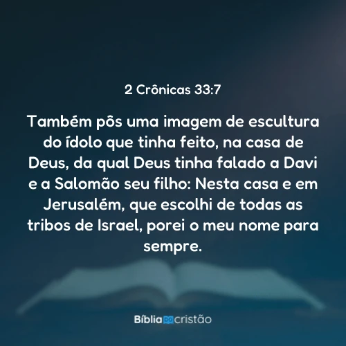 2 Crônicas 33:7