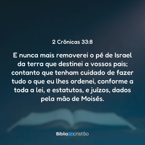 2 Crônicas 33:8