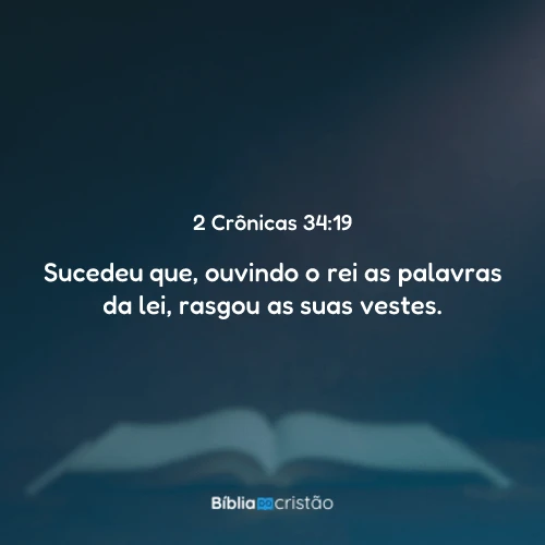 2 Crônicas 34:19
