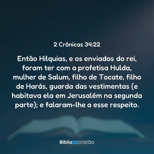 2 Crônicas 34:22