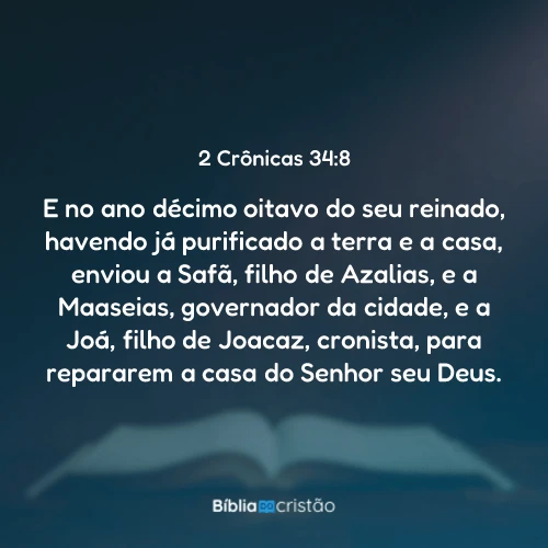 2 Crônicas 34:8