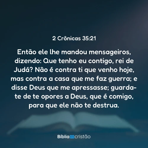 2 Crônicas 35:21