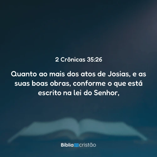 2 Crônicas 35:26