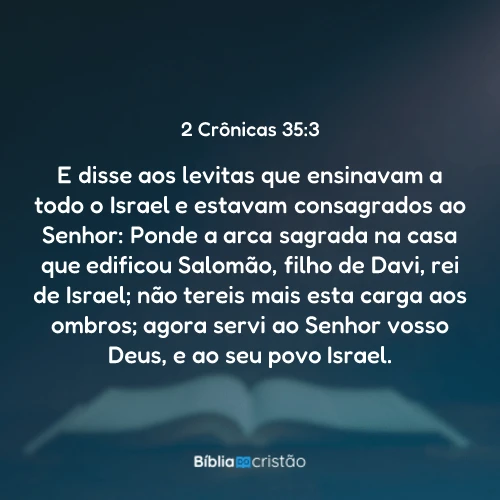 2 Crônicas 35:3