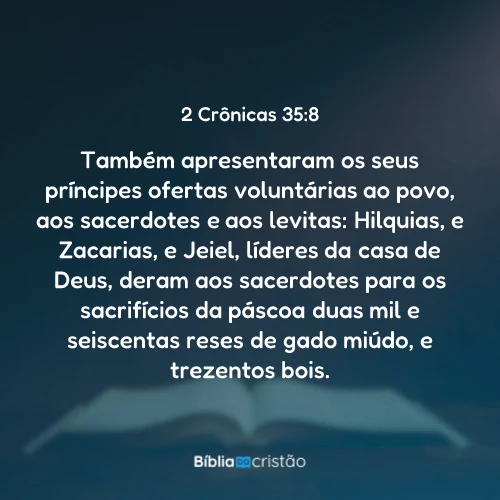 2 Crônicas 35:8