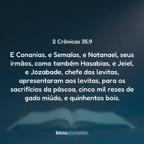 2 Crônicas 35:9