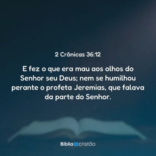 2 Crônicas 36:12