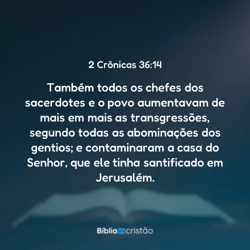 2 Crônicas 36:14
