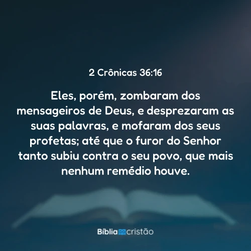 2 Crônicas 36:16