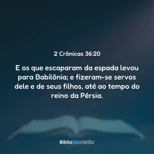 2 Crônicas 36:20