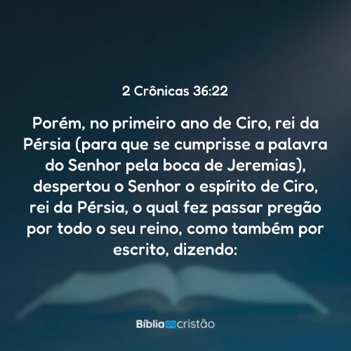2 Crônicas 36:22