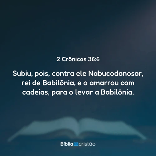 2 Crônicas 36:6