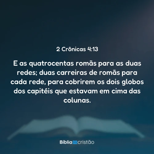 2 Crônicas 4:13