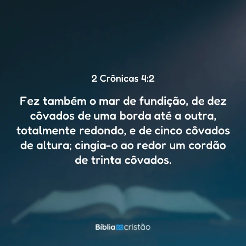 2 Crônicas 4:2