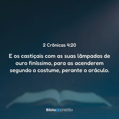 2 Crônicas 4:20