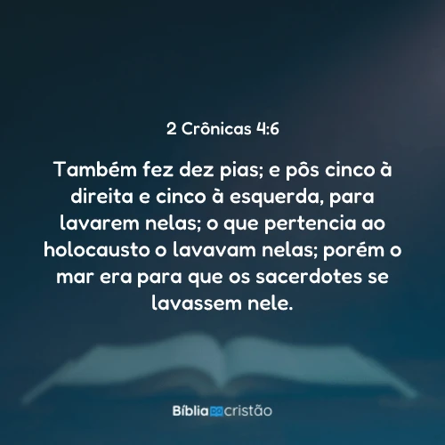 2 Crônicas 4:6