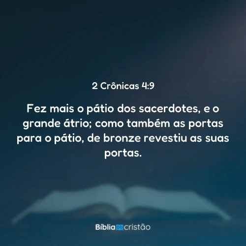 2 Crônicas 4:9