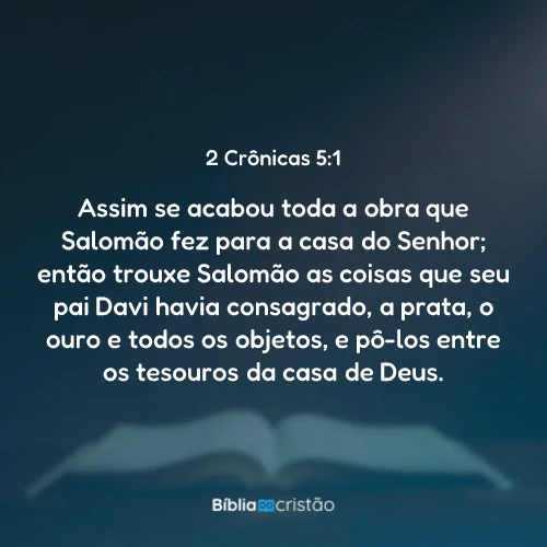 2 Crônicas 5:1