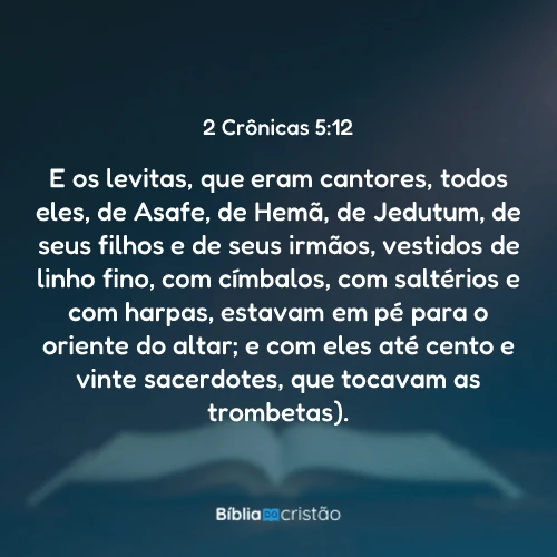 2 Crônicas 5:12