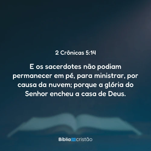 2 Crônicas 5:14