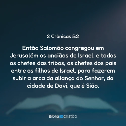2 Crônicas 5:2