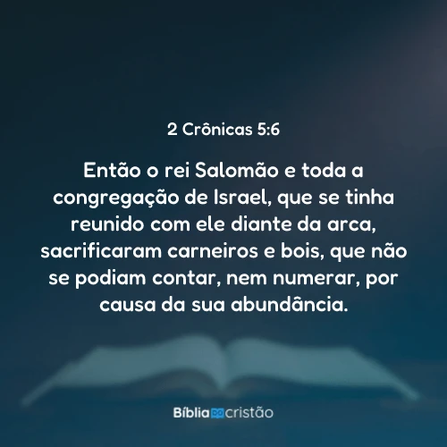 2 Crônicas 5:6